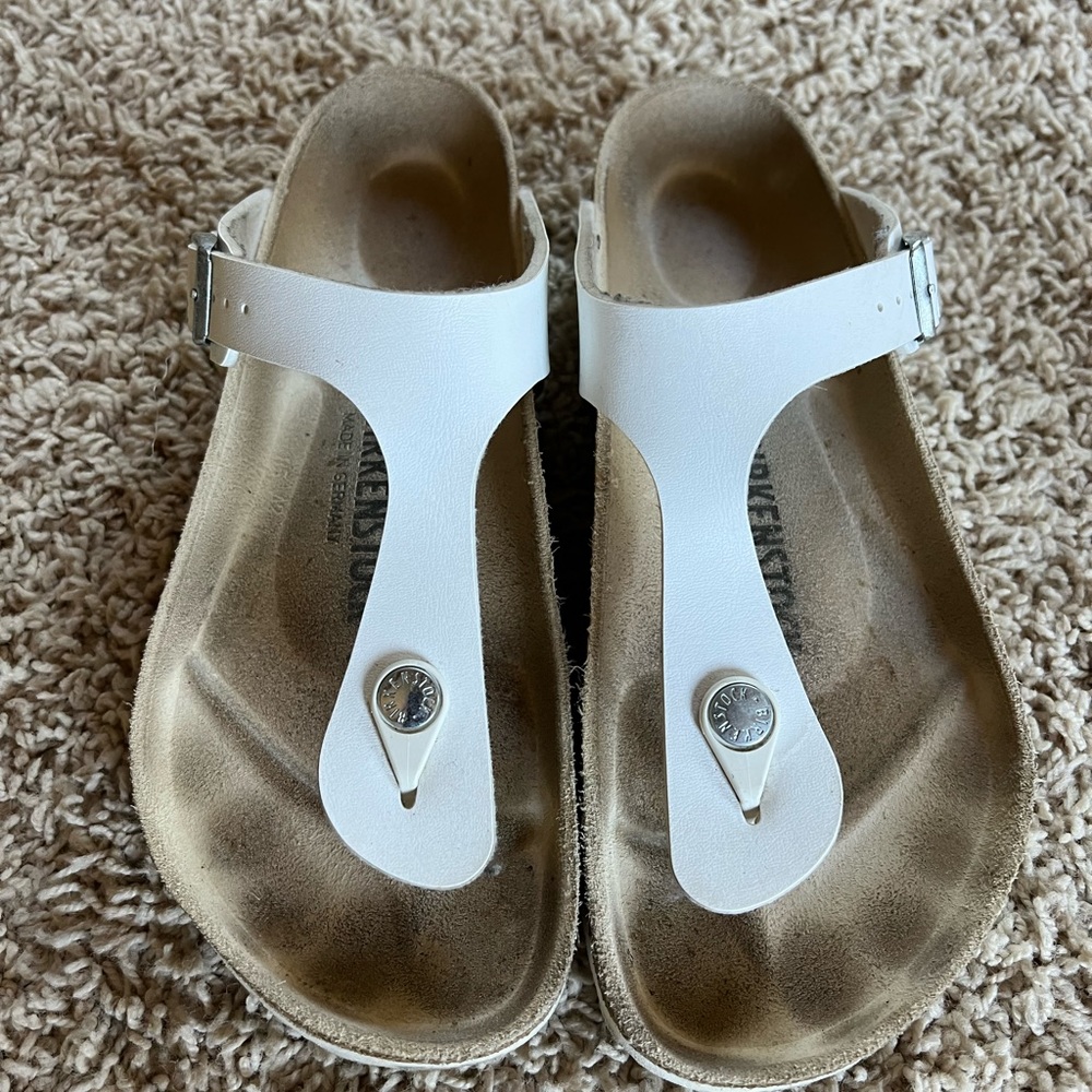 Birkenstock Gizeh Birko-Flor White